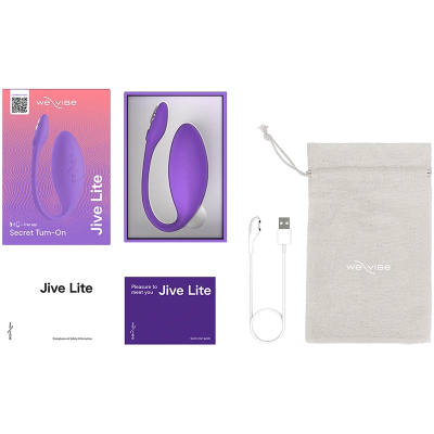 WE-VIBE - JIVE LITE VIBRADOR DE OVO VESTÍVEL CONTROLADO POR APLICATIVO ROXO - D-247136 - Dona Pimenta