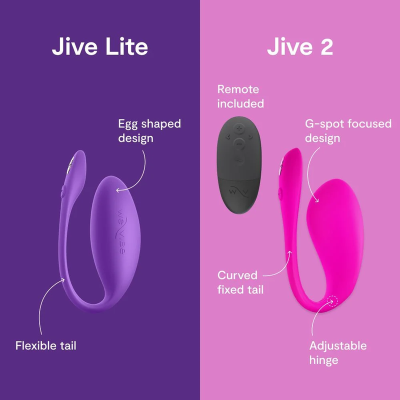 WE-VIBE - JIVE LITE VIBRADOR DE OVO VESTÍVEL CONTROLADO POR APLICATIVO ROXO - D-247136 - Dona Pimenta
