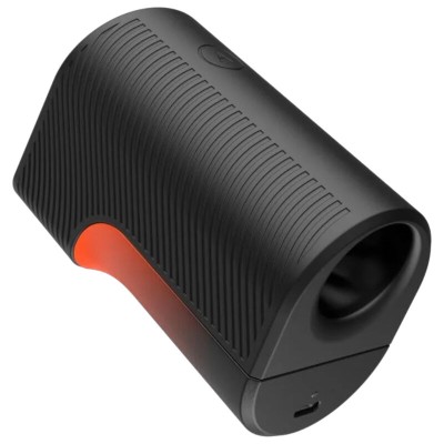 ARCWAVE - AIR MASTURBADOR MASCULINO ELÁSTICO COM PULSOS DE AR E 6 NÍVEIS DE INTENSIDADE PRETO - D-247100 - Dona Pimenta