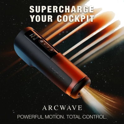 ARCWAVE - THRUSTER STROKER MASCULINO AUTOMÁTICO COM MOVIMENTO DE IMPULSO, ROTAÇÃO E CONTROLO - D-247101 - Dona Pimenta