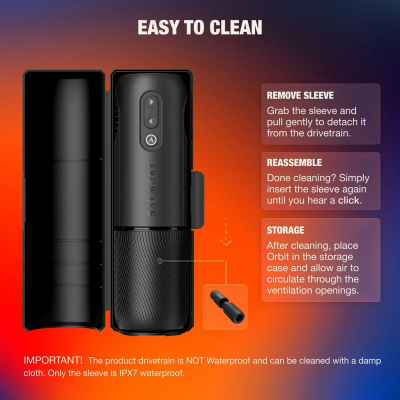 ARCWAVE - ORBIT MASTURBADOR MASCULINO ROTATIVO 360° COM CONTROLO POR APLICAÇÃO PRETO - D-247103 - Dona Pimenta