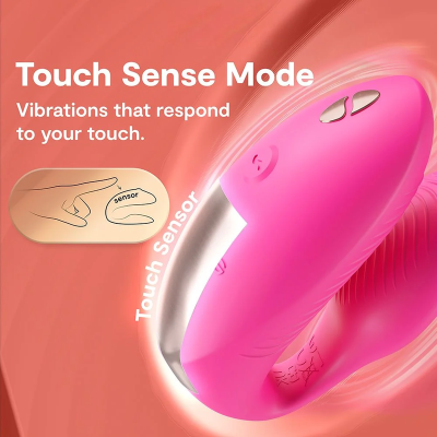 WE-VIBE - CHORUS PRO PREMIUM VIBRADOR PARA CASAIS ROSA ELÉTRICO - D-247120 - Dona Pimenta