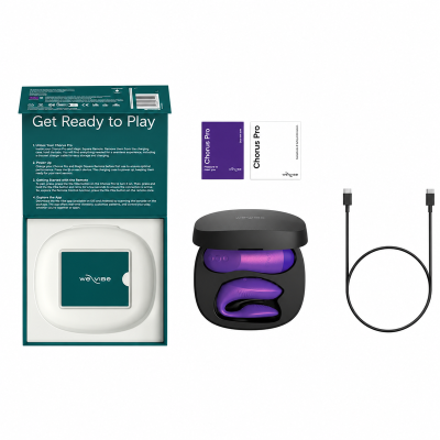 WE-VIBE - CHORUS PRO PREMIUM VIBRADOR PARA CASAIS ROXO CÓSMICO - D-247122 - Dona Pimenta