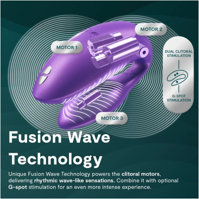 WE-VIBE - CHORUS PRO PREMIUM VIBRADOR PARA CASAIS ROXO CÓSMICO - D-247122 - Dona Pimenta