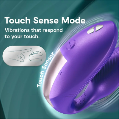 WE-VIBE - CHORUS PRO PREMIUM VIBRADOR PARA CASAIS ROXO CÓSMICO - D-247122 - Dona Pimenta