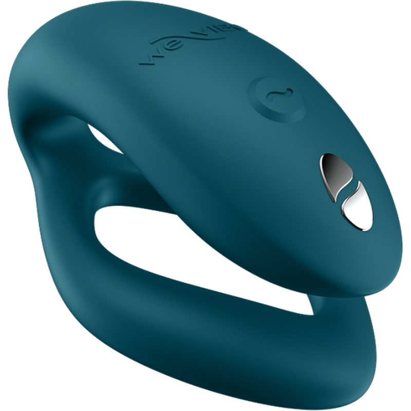 WE-VIBE - SYNC 2 VIBRADOR AJUSTÁVEL PARA CASAIS VERDE VELUDO - D-247124 - Dona Pimenta