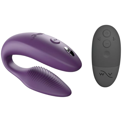 WE-VIBE - SYNC 2 VIBRADOR AJUSTÁVEL PARA CASAIS ROXO - D-247125 - Dona Pimenta