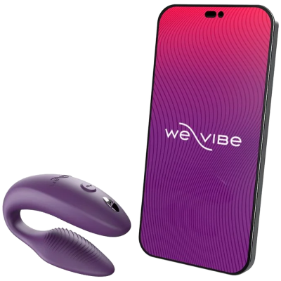 WE-VIBE - SYNC 2 VIBRADOR AJUSTÁVEL PARA CASAIS ROXO - D-247125 - Dona Pimenta