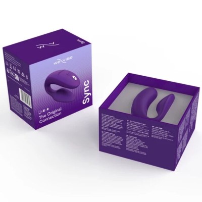 WE-VIBE - SYNC 2 VIBRADOR AJUSTÁVEL PARA CASAIS ROXO - D-247125 - Dona Pimenta