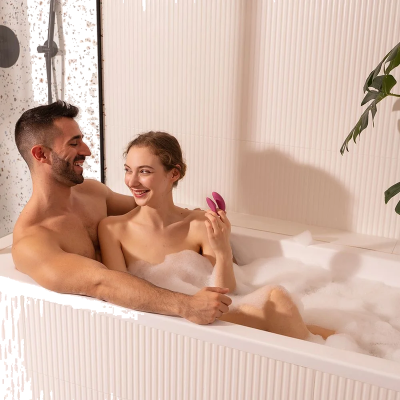 WE-VIBE - SYNC 2 VIBRADOR AJUSTÁVEL PARA CASAIS ROSE - D-247126 - Dona Pimenta