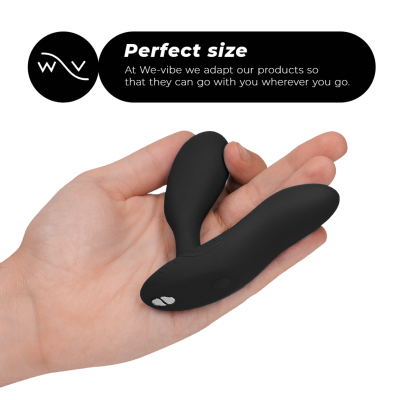 WE-VIBE - VECTOR+ MASSAGER VIBRANTE DE PRÓSTATA PRETO - D-235697 - Dona Pimenta
