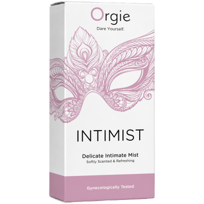 ORGIE - INTIMIST DELICATE INTIMATE MIST BRUMA ÍNTIMA REFRESCANTE PARA MULHER 30 ML - D-247145 - Dona Pimenta