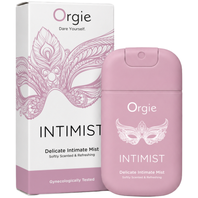 ORGIE - INTIMIST DELICATE INTIMATE MIST BRUMA ÍNTIMA REFRESCANTE PARA MULHER 30 ML - D-247145 - Dona Pimenta