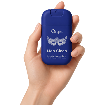 ORGIE - MEN CLEAN SPRAY DE HIGIENE ÍNTIMA COM ALOE VERA PARA HOMENS 30 ML - D-247146 - Dona Pimenta