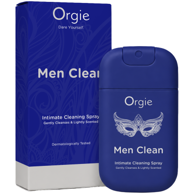 ORGIE - MEN CLEAN SPRAY DE HIGIENE ÍNTIMA COM ALOE VERA PARA HOMENS 30 ML - D-247146 - Dona Pimenta
