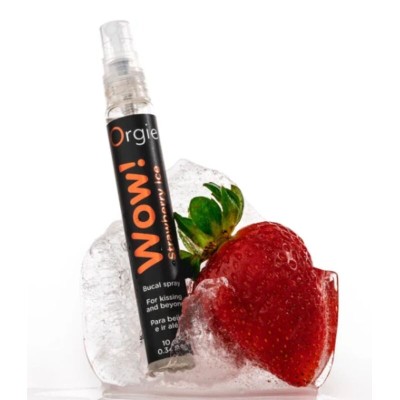 ORGIE - UAU! SPRAY BUCAL DE MORANGO GELADO 10 ML - D-246770 - Dona Pimenta