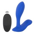 WE-VIBE - VECTOR+ MASSAGEADOR DE PRÓSTATA COM DUPLA ESTIMULAÇÃO AZUL ROYAL - D-247130 - Dona Pimenta