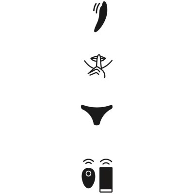 WE-VIBE - MOXIE+ VIBRADOR DE CALCINHA COM CLIPE MAGNÉTICO AQUA - D-247133 - Dona Pimenta