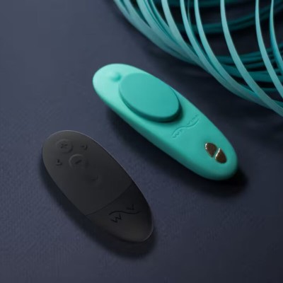 WE-VIBE - MOXIE+ VIBRADOR DE CALCINHA COM CLIPE MAGNÉTICO AQUA - D-247133 - Dona Pimenta