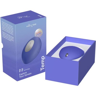 WE-VIBE - VIBRADOR COM AQUECIMENTO E RESFRIAMENTO TEMP, AZUL LAVANDA - D-247134 - Dona Pimenta