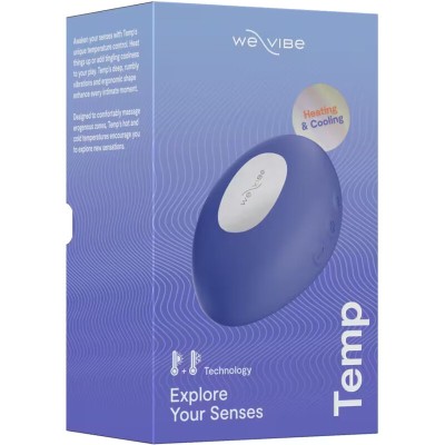 WE-VIBE - VIBRADOR COM AQUECIMENTO E RESFRIAMENTO TEMP, AZUL LAVANDA - D-247134 - Dona Pimenta