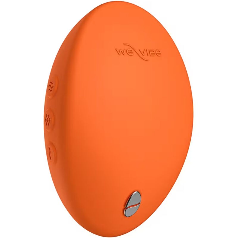 WE-VIBE - VIBRADOR COM AQUECIMENTO E RESFRIAMENTO TEMP TANGERINA - D-247135 - Dona Pimenta