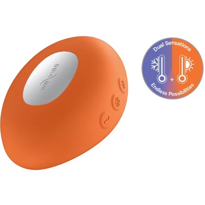 WE-VIBE - VIBRADOR COM AQUECIMENTO E RESFRIAMENTO TEMP TANGERINA - D-247135 - Dona Pimenta
