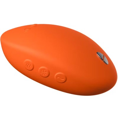 WE-VIBE - VIBRADOR COM AQUECIMENTO E RESFRIAMENTO TEMP TANGERINA - D-247135 - Dona Pimenta