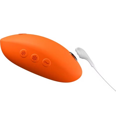 WE-VIBE - VIBRADOR COM AQUECIMENTO E RESFRIAMENTO TEMP TANGERINA - D-247135 - Dona Pimenta