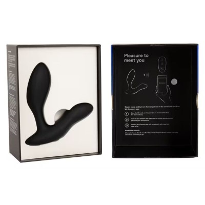 WE-VIBE - VECTOR+ MASSAGER VIBRANTE DE PRÓSTATA PRETO - D-235697 - Dona Pimenta