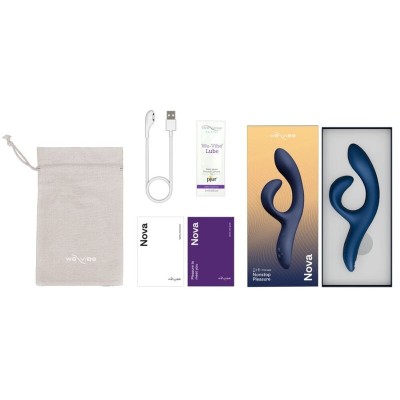 WE-VIBE - NOVA 3 COELHO VIBRADOR MIDNIGHT BLUE - D-235693 - Dona Pimenta