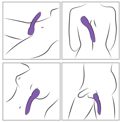 WE-VIBE - WAND 2 MASSAGEADOR CORPORAL RECARREGÁVEL ROXO - D-247127 - Dona Pimenta