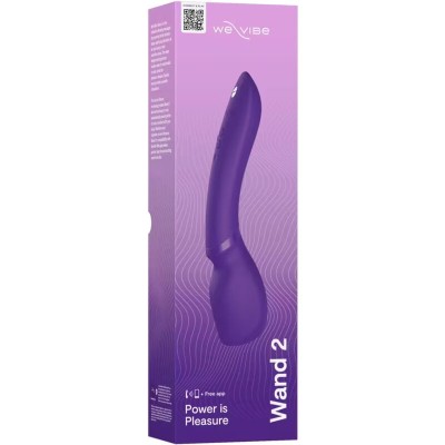 WE-VIBE - WAND 2 MASSAGEADOR CORPORAL RECARREGÁVEL ROXO - D-247127 - Dona Pimenta