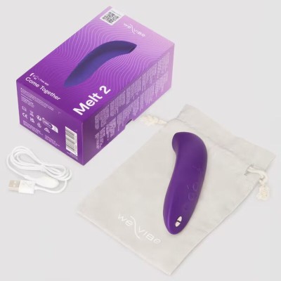 WE-VIBE - MELT 2 ESTIMULADOR CLITORIANO DE PULSAÇÃO DE AR ROXO - D-247128 - Dona Pimenta