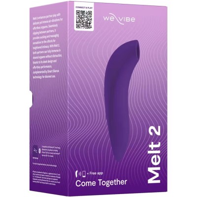 WE-VIBE - MELT 2 ESTIMULADOR CLITORIANO DE PULSAÇÃO DE AR ROXO - D-247128 - Dona Pimenta