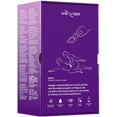 WE-VIBE - MELT 2 ESTIMULADOR CLITORIANO DE PULSAÇÃO DE AR ROXO - D-247128 - Dona Pimenta