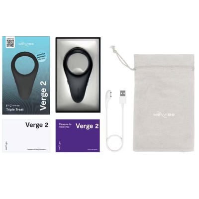 WE-VIBE - VERGE 2 ANEL VIBRATÓRIO WE CONNECT - D-246263 - Dona Pimenta