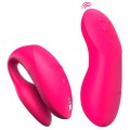 WE-VIBE - CHORUS PRO PREMIUM VIBRADOR PARA CASAIS ROSA ELÉTRICO - D-247120 - Dona Pimenta