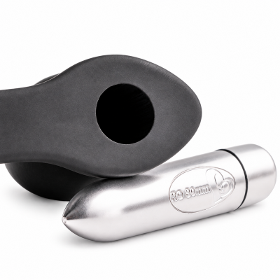 ROCKS-OFF - VIBRADOR DE PRÓSTATA RO-ZEN COM ANEL DUPLO E 7 VELOCIDADES - PRETO ÔNIX - D-246929 - Dona Pimenta