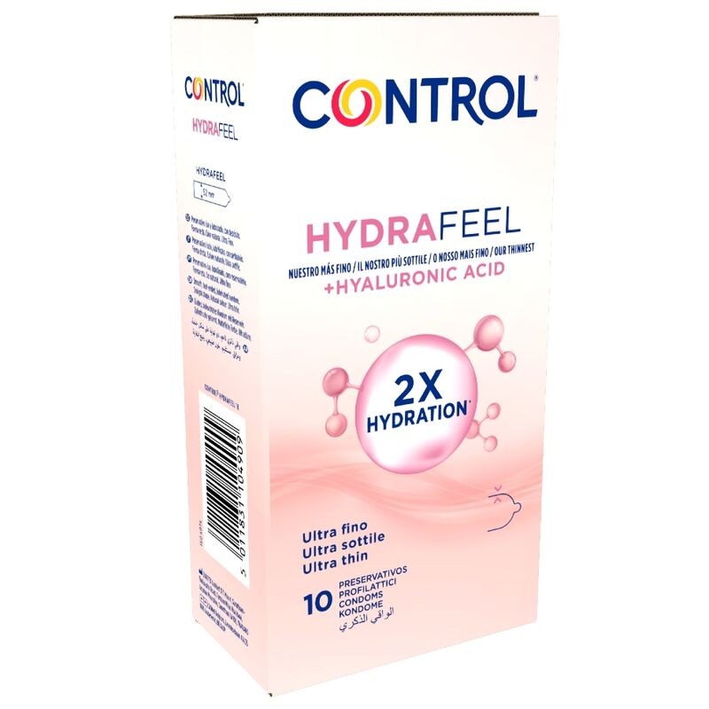 CONTROL - CAMISINHAS ULTRA FINAS HYDRAFEEL COM ÁCIDO HIALURÔNICO 10 UNIDADES - D-246879 - Dona Pimenta