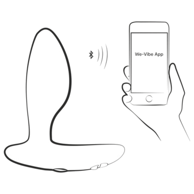 WE-VIBE - DITTO+ VIBRADOR ANAL PLUG ROSA - D-238313 - Dona Pimenta