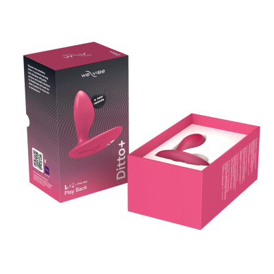 WE-VIBE - DITTO+ VIBRADOR ANAL PLUG ROSA - D-238313 - Dona Pimenta