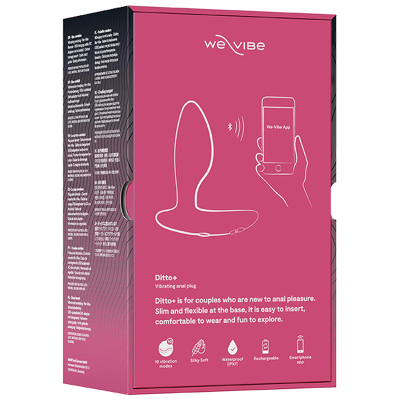 WE-VIBE - DITTO+ VIBRADOR ANAL PLUG ROSA - D-238313 - Dona Pimenta