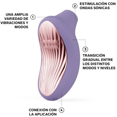 LELO - SONA 3 CREME MASSAGEADOR CLITÓRICO SÔNICO - D-245057 - Dona Pimenta