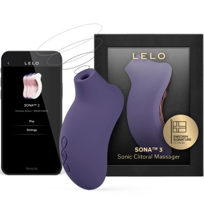 LELO - SONA 3 CREME MASSAGEADOR CLITÓRICO SÔNICO - D-245057 - Dona Pimenta