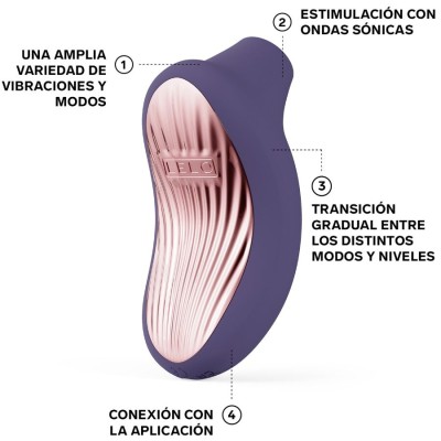 LELO - SONA 3 CREME MASSAGEADOR CLITÓRICO SÔNICO - D-245057 - Dona Pimenta