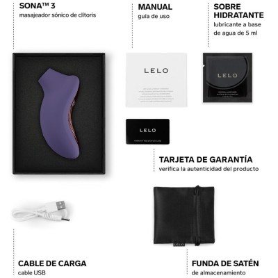 LELO - SONA 3 CREME MASSAGEADOR CLITÓRICO SÔNICO - D-245057 - Dona Pimenta