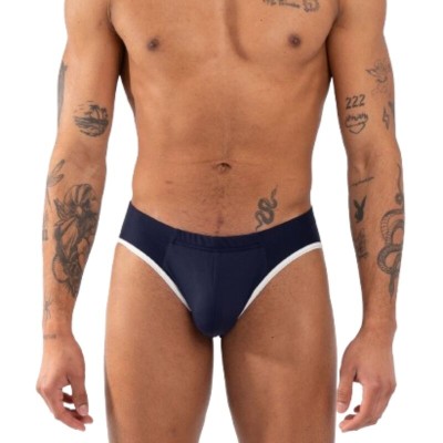 BURN - 020 SLIP NAVY S - D- 245728 - Dona Pimenta