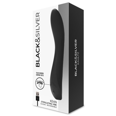 BLACK&SILVER&trade; - CONTROLE DE TOQUE DO VIBRADOR KEAN - D-221314 - Dona Pimenta