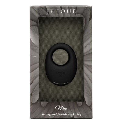 JE JOUE - VIBRADOR PRETO RECARREGÁVEL COM CONTROLE REMOTO - D-246355 - Dona Pimenta